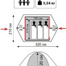 Палатка Tramp Lite Tourist 3 V2 (зеленый)