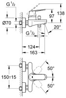 Смеситель Grohe Eurosmart Cosmopolitan 32831000