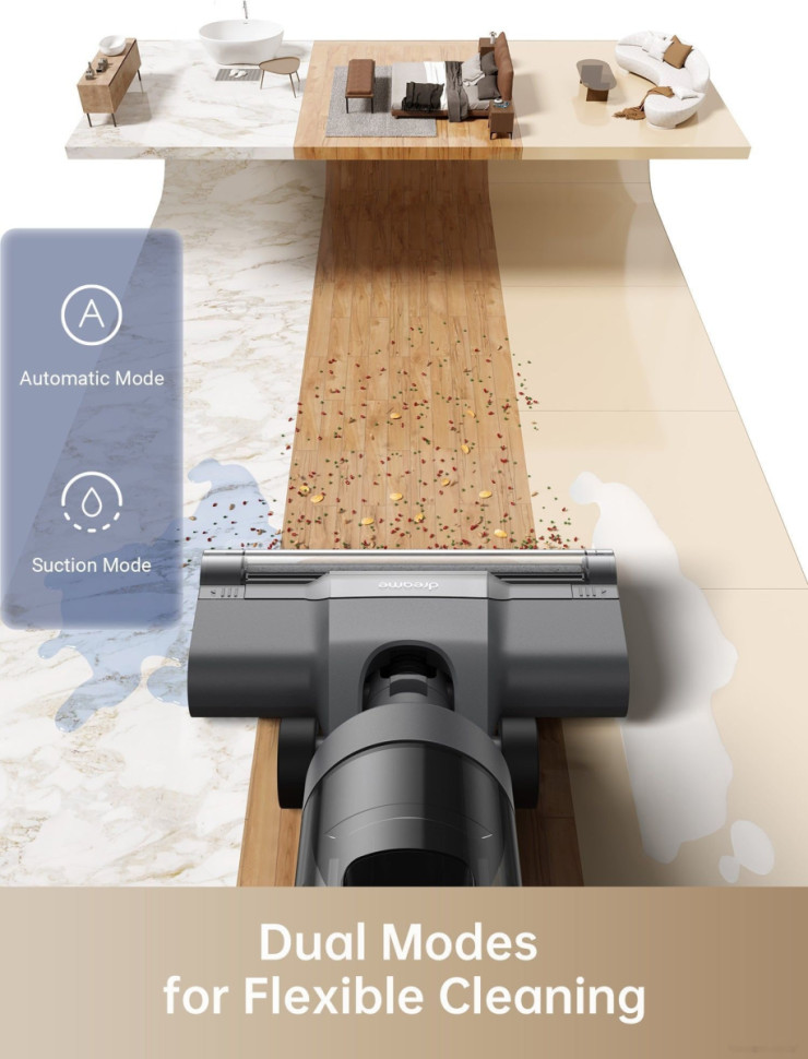 Вертикальный пылесос с влажной уборкой Dreame H12 Core