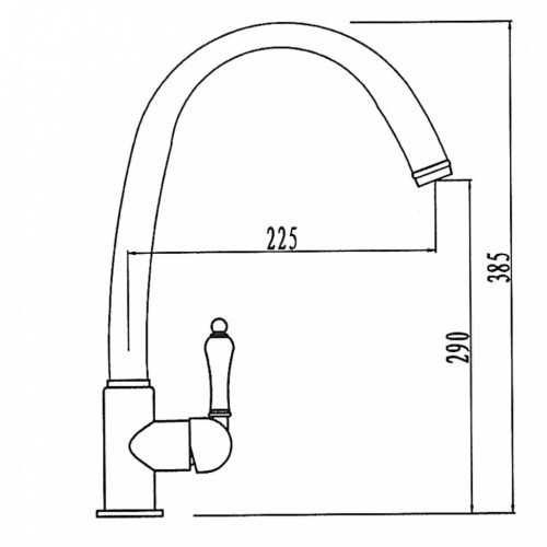 Смеситель Kaiser Vincent 31333 chrome