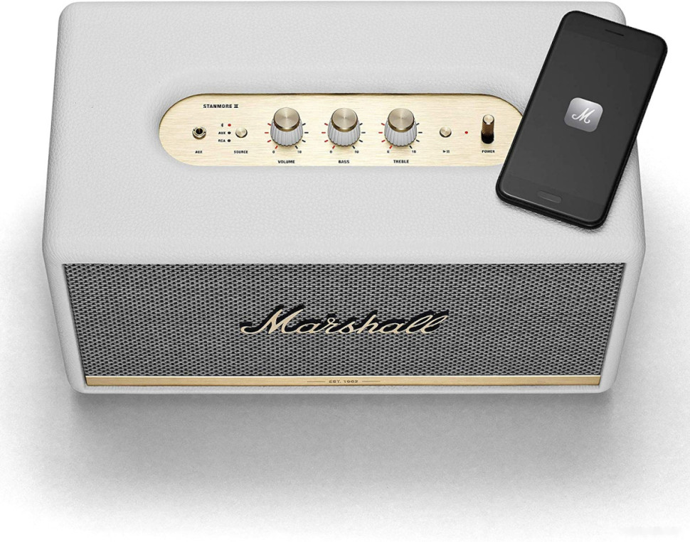 Портативная акустика Marshall Stanmore II Bluetooth (белый)
