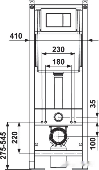 Система инсталляции Berges Wasserhaus Atom 040333 (белый)