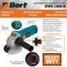 Угловая шлифмашина BORT BWS-1600-R