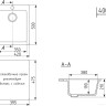 Кухонная мойка Mixline ML-GM14 551910 (ультра-черный)