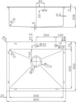 Кухонная мойка Raglo R701.6050.03