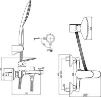Смеситель Rossinka Silvermix RS45-30