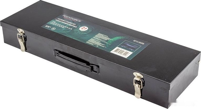 Набор трещотка с головками RockForce RF-6213-5MPB (21 предмет)