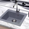 Кухонная мойка Berge BR-4803 (графитовый матовый)