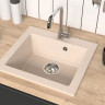 Кухонная мойка Berge BR-4803 (бежевый матовый)