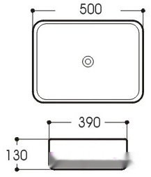 Умывальник Aquatek Вега AQ5515-00