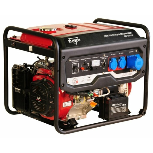 Электростанция Elitech СГБ 6500Е (5000 Вт)