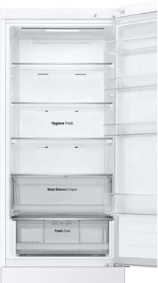 Холодильник с морозильником LG GC-B509AQQW