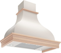 Вытяжка Elikor Аркада Валенсия 60П-650-П3Д (белый муар/дуб неокрашенный)