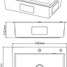 Кухонная мойка Diadonna DS7050