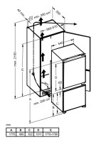 Холодильник с нижней морозильной камерой Weissgauff WRKI 2801 MD