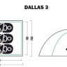 Палатка Jungle Camp Dallas 3 (зеленый)