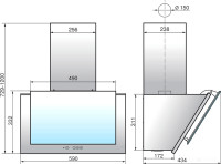 Вытяжка Elikor Рубин 60П-650-К3Д (черный)