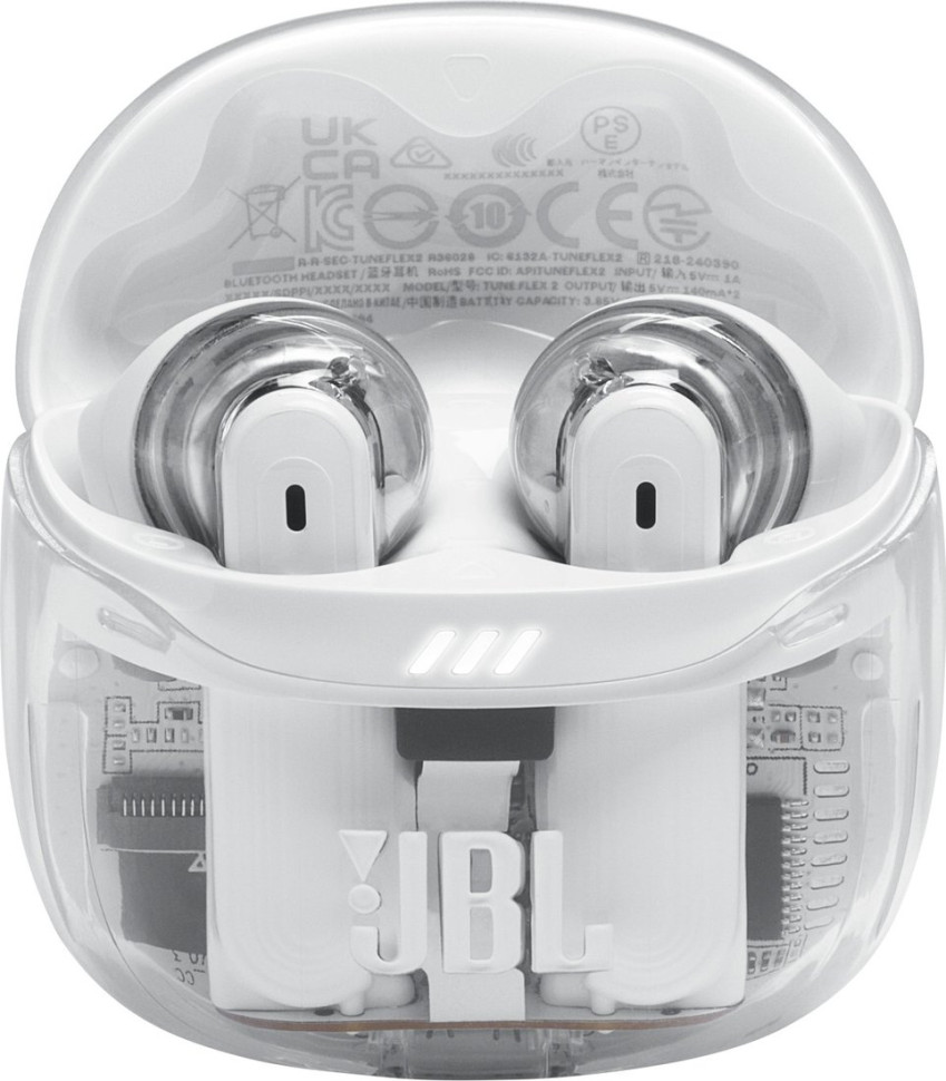 Наушники JBL Tune Flex 2 Ghost (белый)