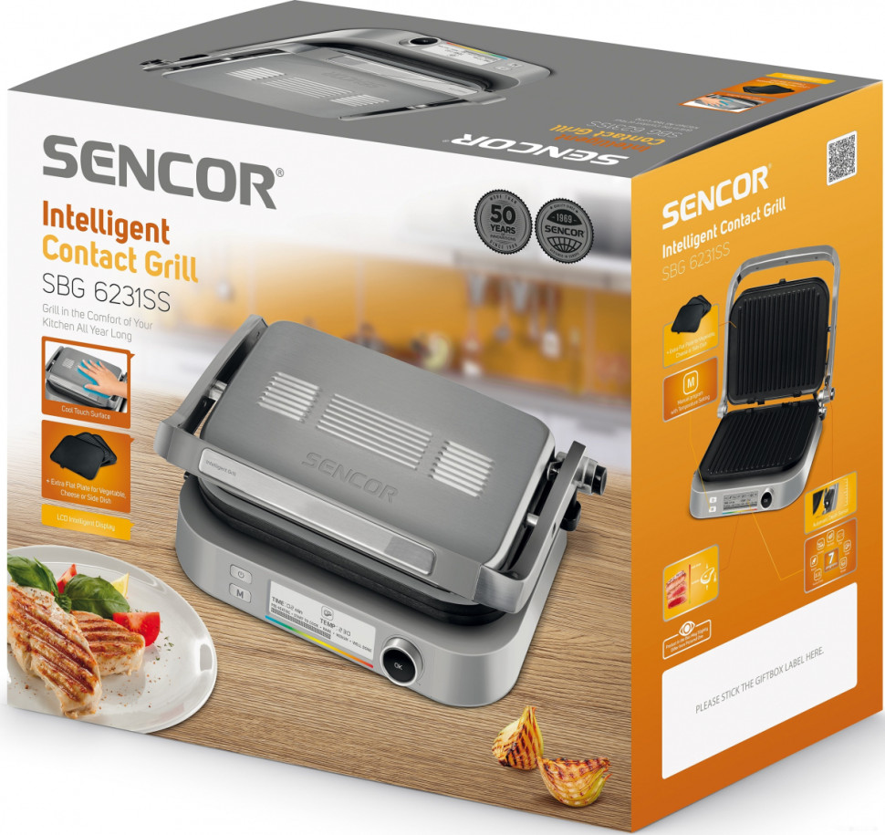 Электрогриль Sencor SBG 6231 SS
