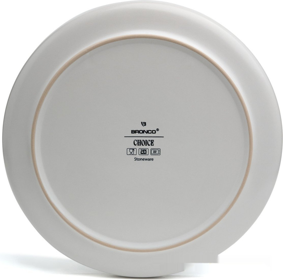 Набор тарелок Bronco Choice White 191-363
