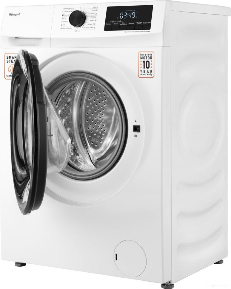 Стиральная машина Weissgauff WM 46149 Inverter Steam