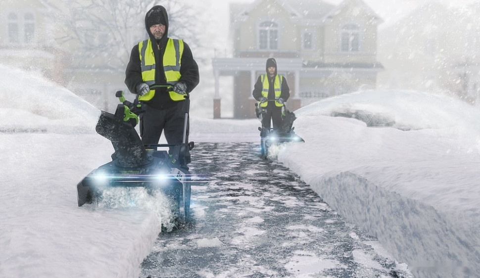 Снегоуборщик Greenworks GD82ST (без АКБ)