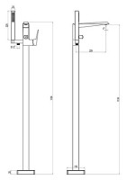 Смеситель Ravak Freedom FM 081.00