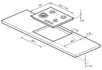 Варочная панель LEX GVG 642-1 BBL