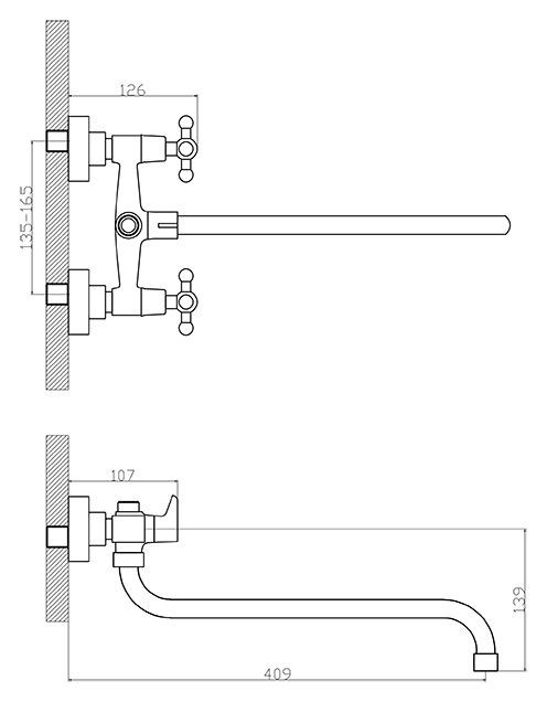 Смеситель Rossinka Silvermix G02-84
