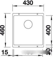 Кухонная мойка Blanco Rotan 400-U (кофе)