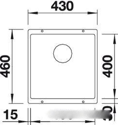 Кухонная мойка Blanco Rotan 400-U (кофе)