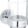 Стакан для зубной щетки и пасты Grohe Essentials 40447001 (хром)