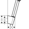 Душевая система Hansgrohe Pulsify 105 1jet 24301700 (белый матовый)