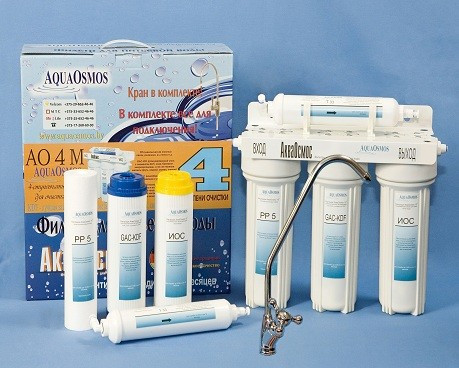 Стационарная система "под мойкой" АкваОсмос АО 4 M