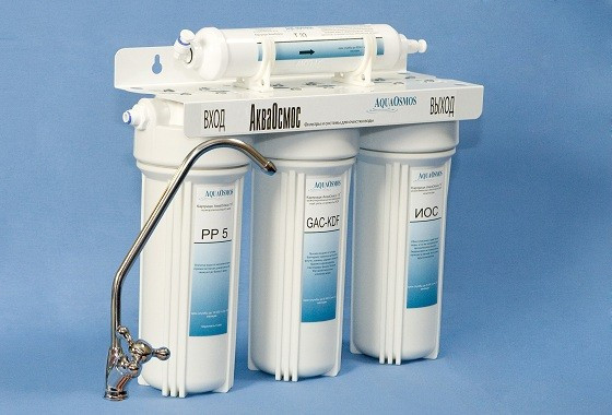 Стационарная система "под мойкой" АкваОсмос АО 4 M