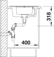 Кухонная мойка Blanco Metra 6S Compact жасмин