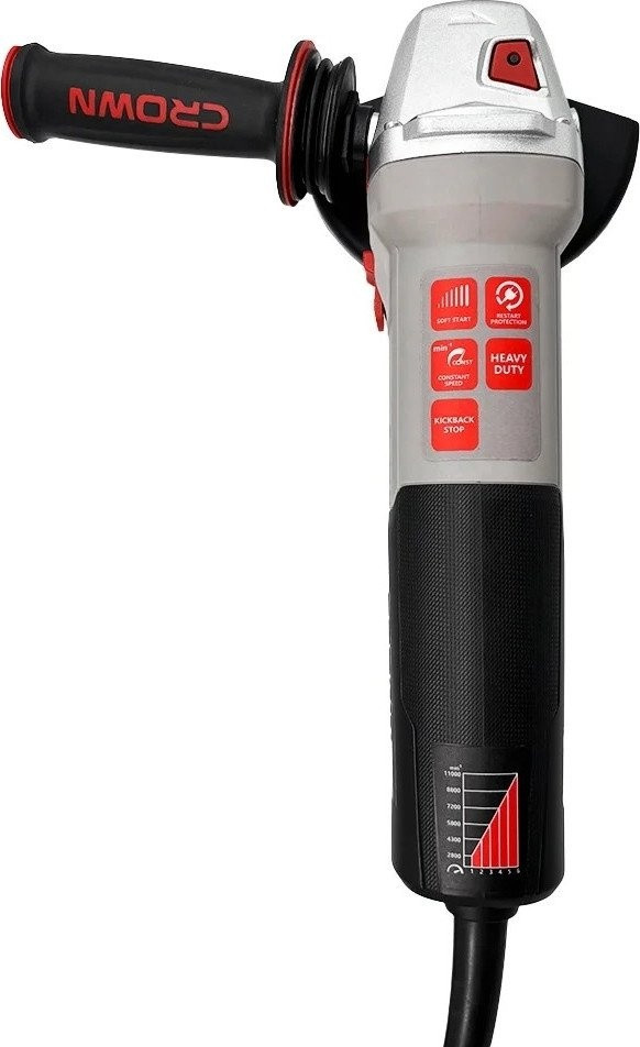 Угловая шлифмашина Crown CT13677-125RSV