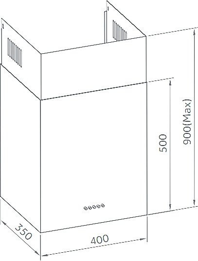 Вытяжка Weissgauff Box 40 PB Inox