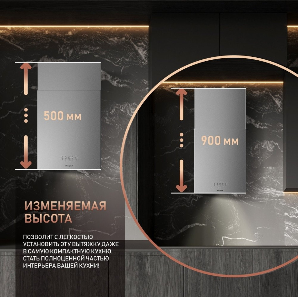 Вытяжка Weissgauff Box 40 PB Inox