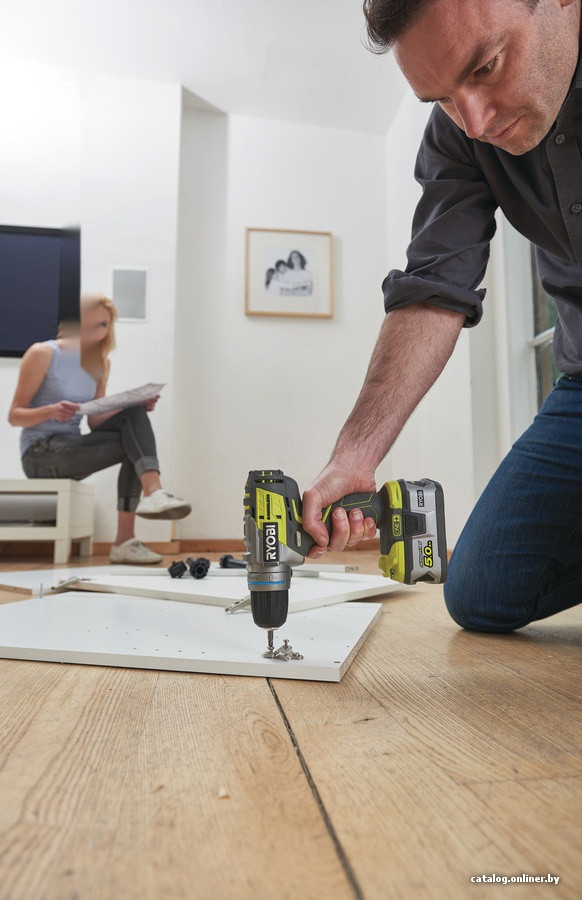 Ударная дрель-шуруповерт Ryobi R18PDBL-0 5133002438 (без АКБ)