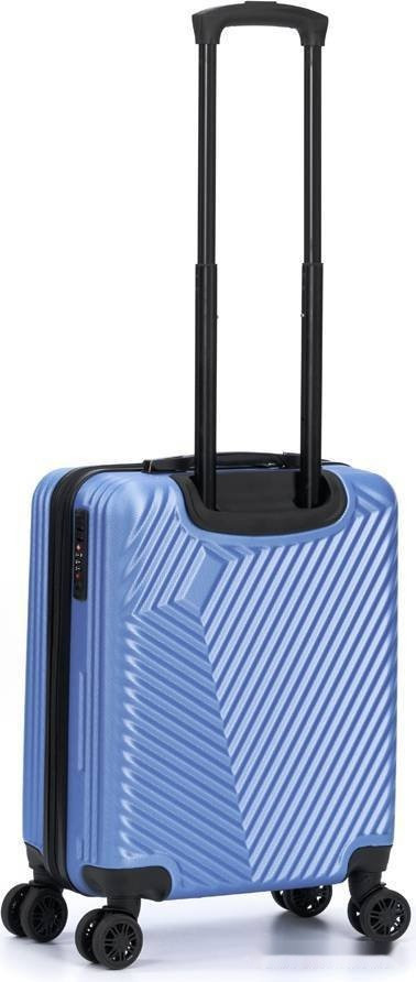 Чемодан-спиннер Torber T1919S 55 см (синий)