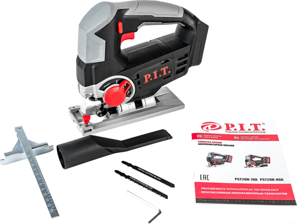 Лобзик P.I.T. PST20H-80A/1 (с 1-м АКБ, кейс)