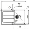 Кухонная мойка Franke S2D 611-78 оникс 143.0618.368