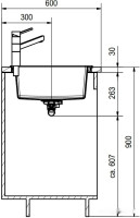 Кухонная мойка Franke S2D 611-78 оникс 143.0618.368