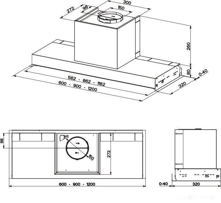 Вытяжка Franke Style Pro FSTPRO 608 305.0522.798