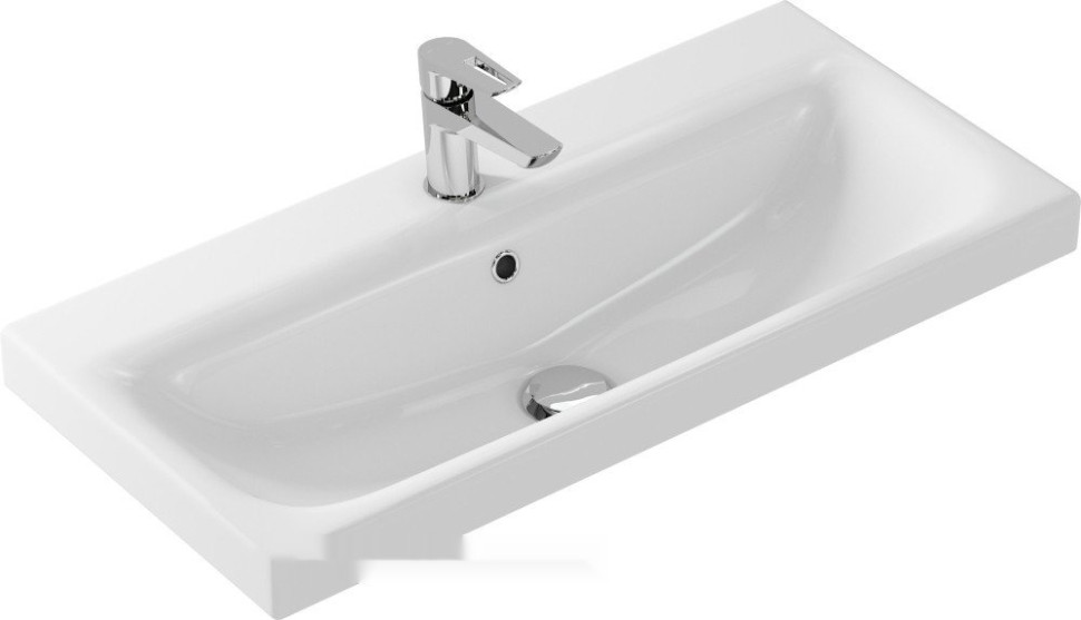 Умывальник Cersanit Moduo 80 Slim P-UM-MOD80SL/1 + 63039