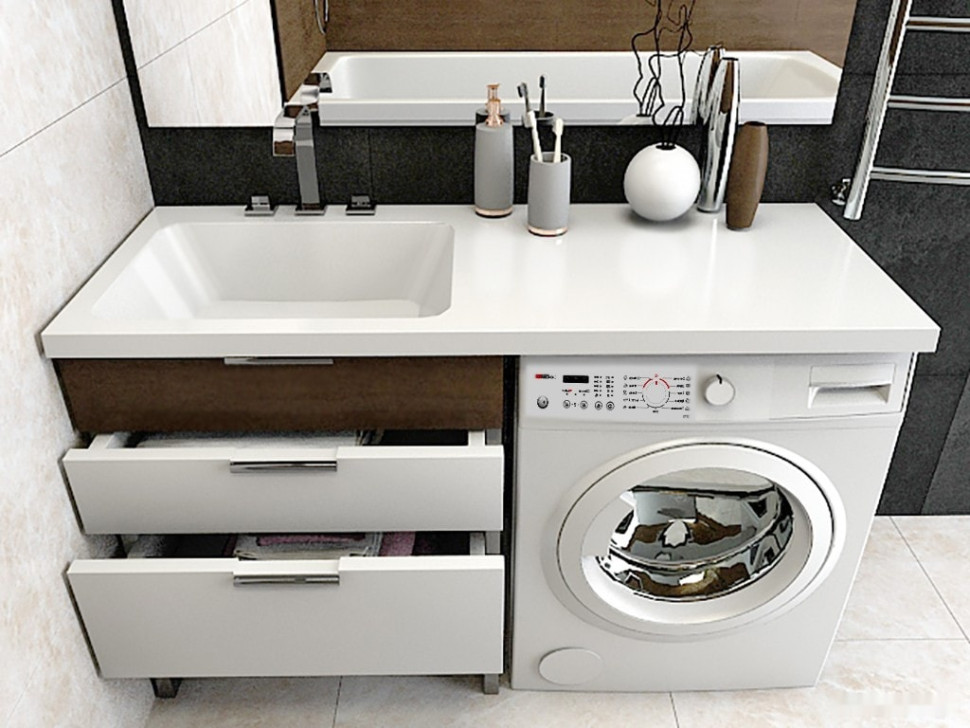 Умывальник Madera Kamilla 120х48 (левый)