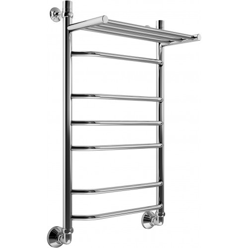 Водяной полотенцесушитель Маргроид Вид 7 с полкой 80x40