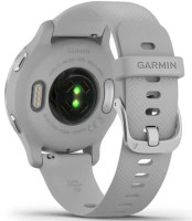 Умные часы Garmin Venu 2S (нержавеющая сталь/серый)