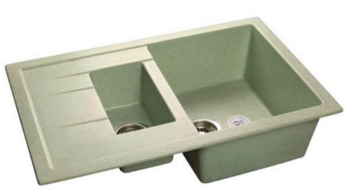 Кухонная мойка GranFest GF-Q775KL (салатовый)